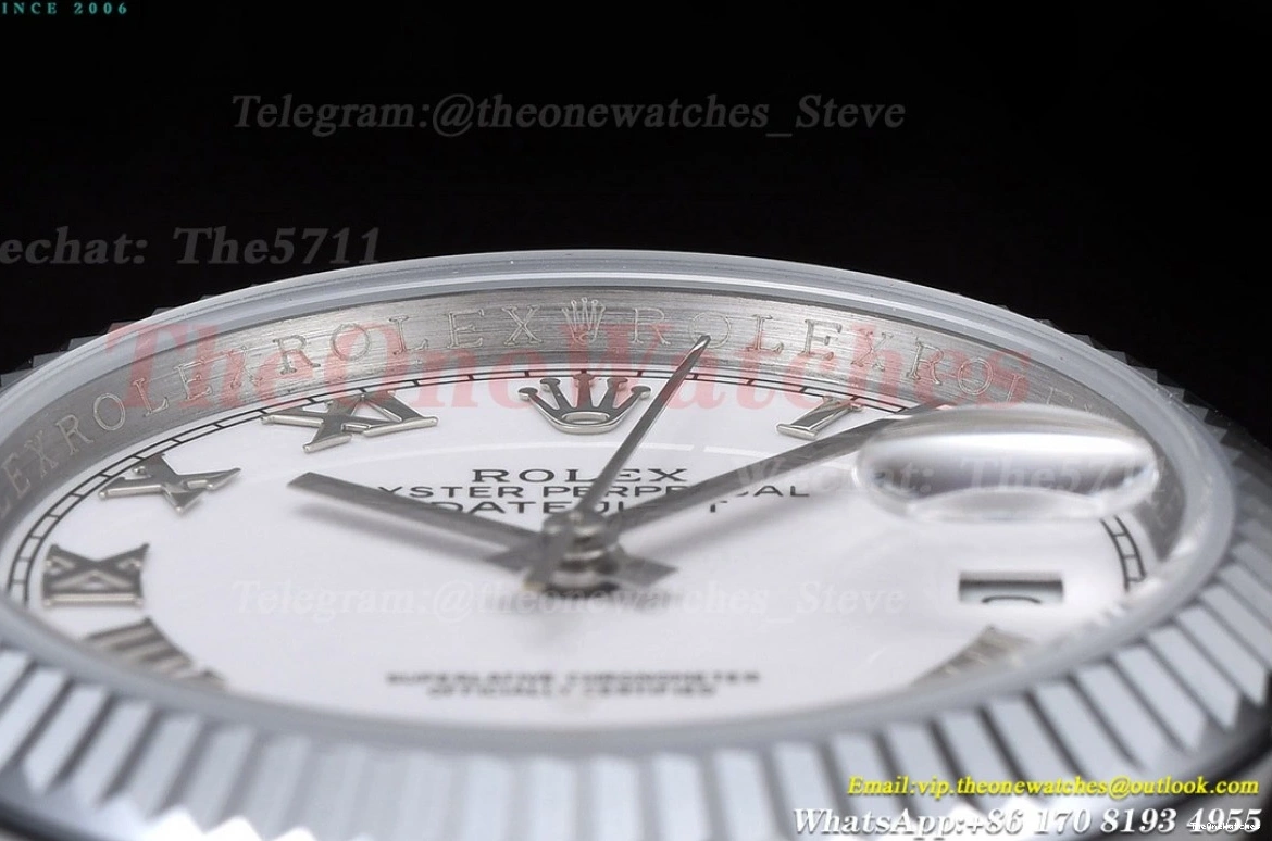 MY8215 Datejust Rmn White GDF SS 36mm SS 126234 Jub 0120